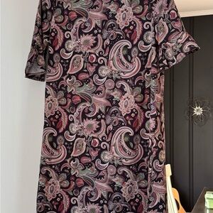Paisley Print Dress